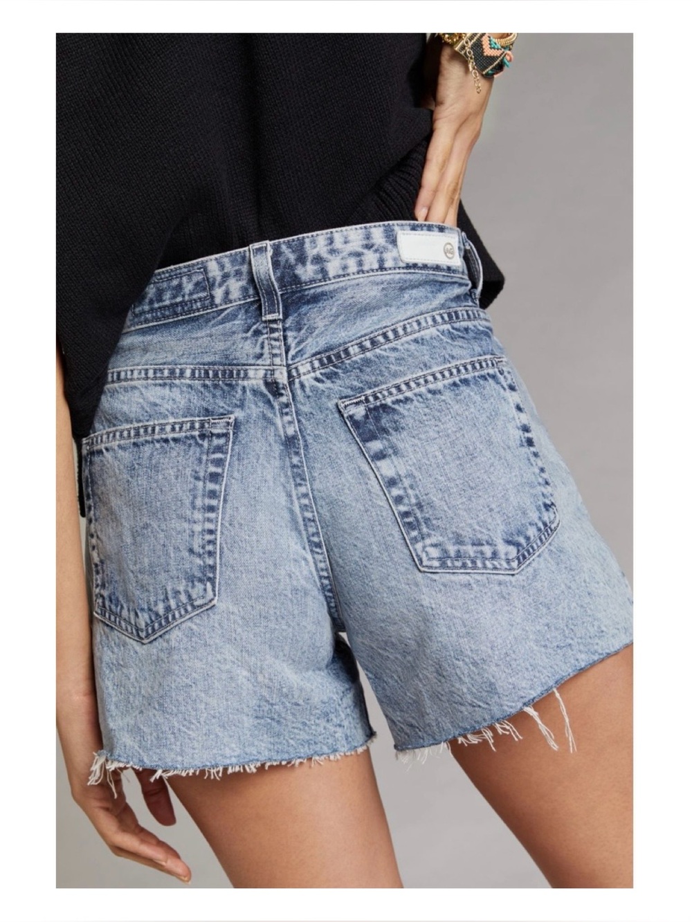 NWOT Anthropologie AG Alexxis HR Wedgie Short in 25 Years Calico  Size 27